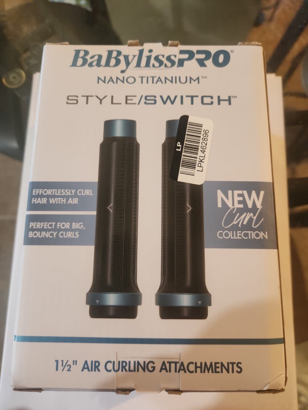 BaByliss Pro StyleSwitch Ionic Multi Styler 1 1/2” Air Curling Attachments NEW
